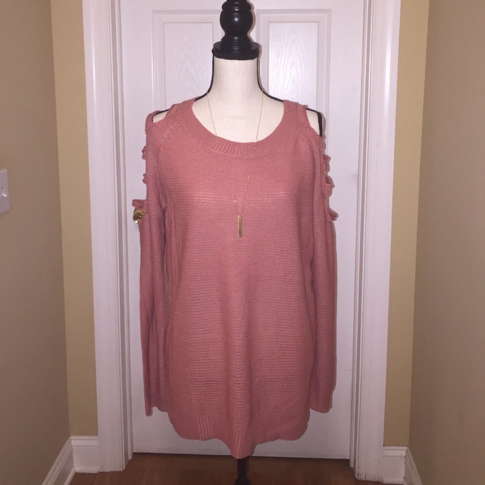 🎉Sweater Ladder Shoulder Cutout - Picture 2 of 3