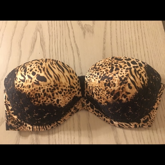 Victoria's Secret Other - Victoria's Secret Very Sex Strapless Bra Cheetah