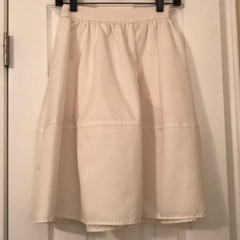 Ivory Midi Skirt