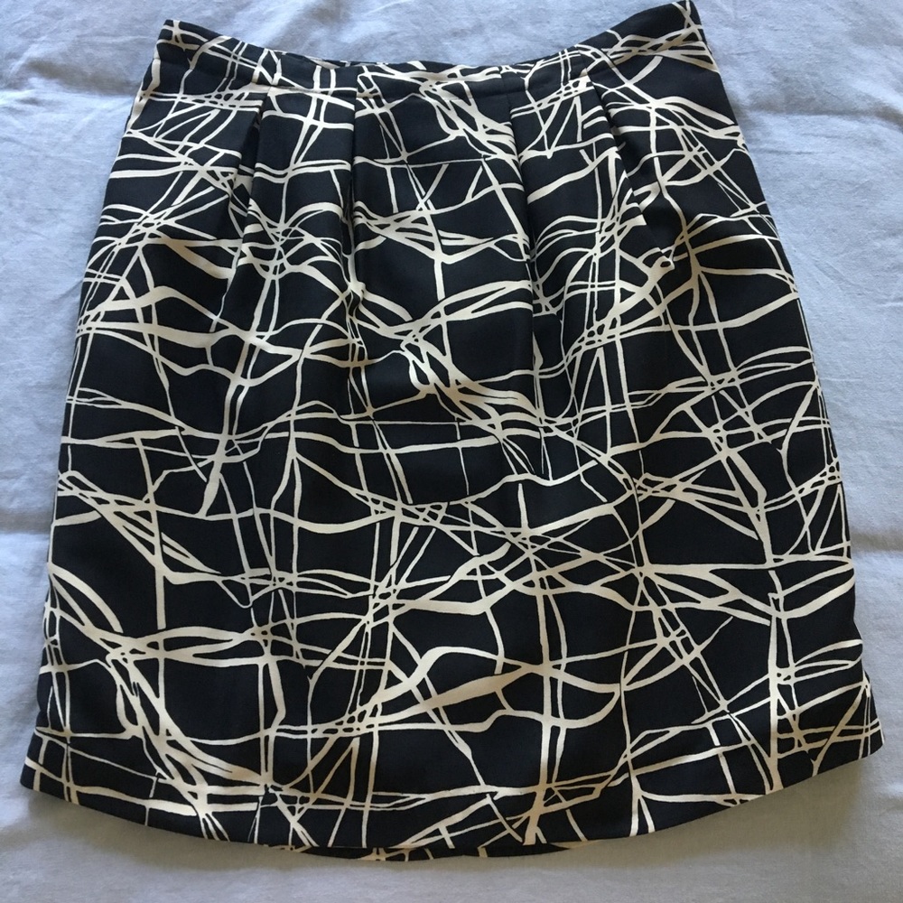 Anne Klein Patterned pencil skirt
