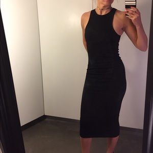 Black pencil dress