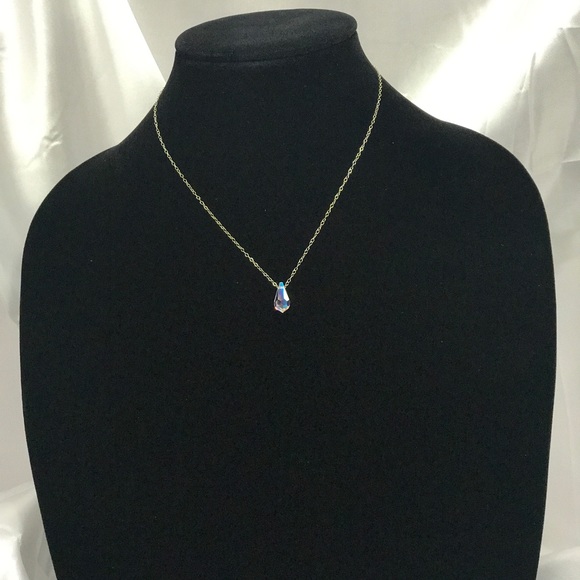 Sterling Silver Swarovski Crystal Necklace - Picture 1 of 2