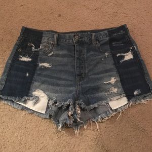 AE high rise shorts