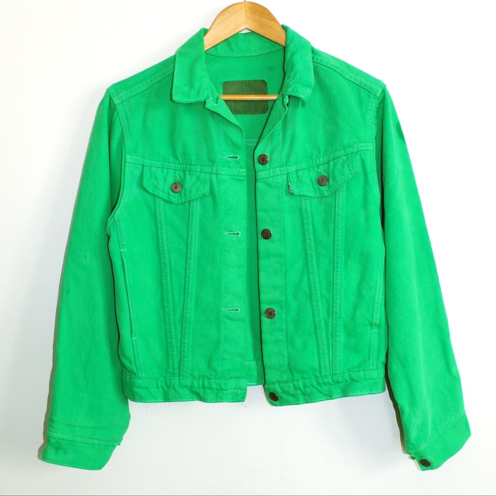❌sold❌Levis vintage green overdyed jacket