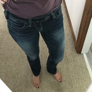 Silver Jeans Tuesday Baby Bootcut👖25x33