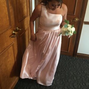 Vera wang white bridesmaid dress size 8