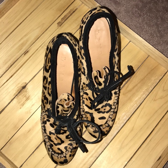 L.A.M.B Leopard print wedge booties - Picture 2 of 8