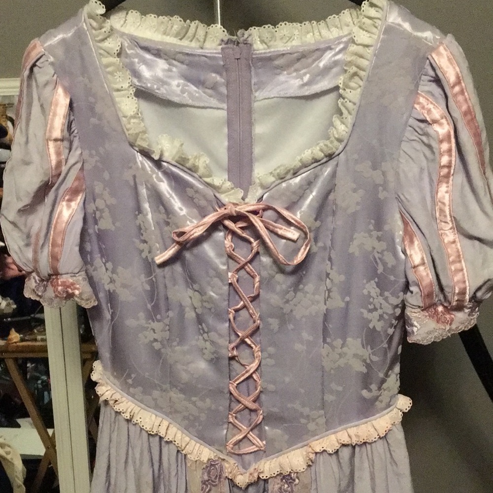 Handmade Rapunzel Dress Costume Small and wig