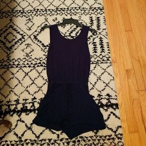 Adorable navy blue romper