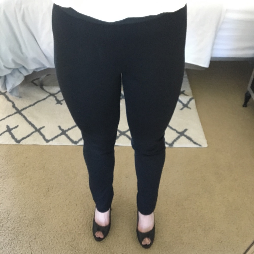 Thick, black leggings