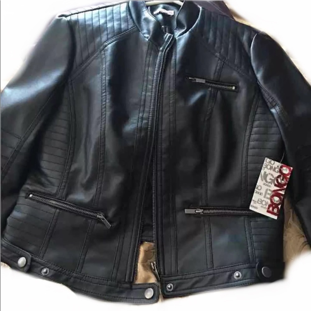 Faux leather Bongo jacket