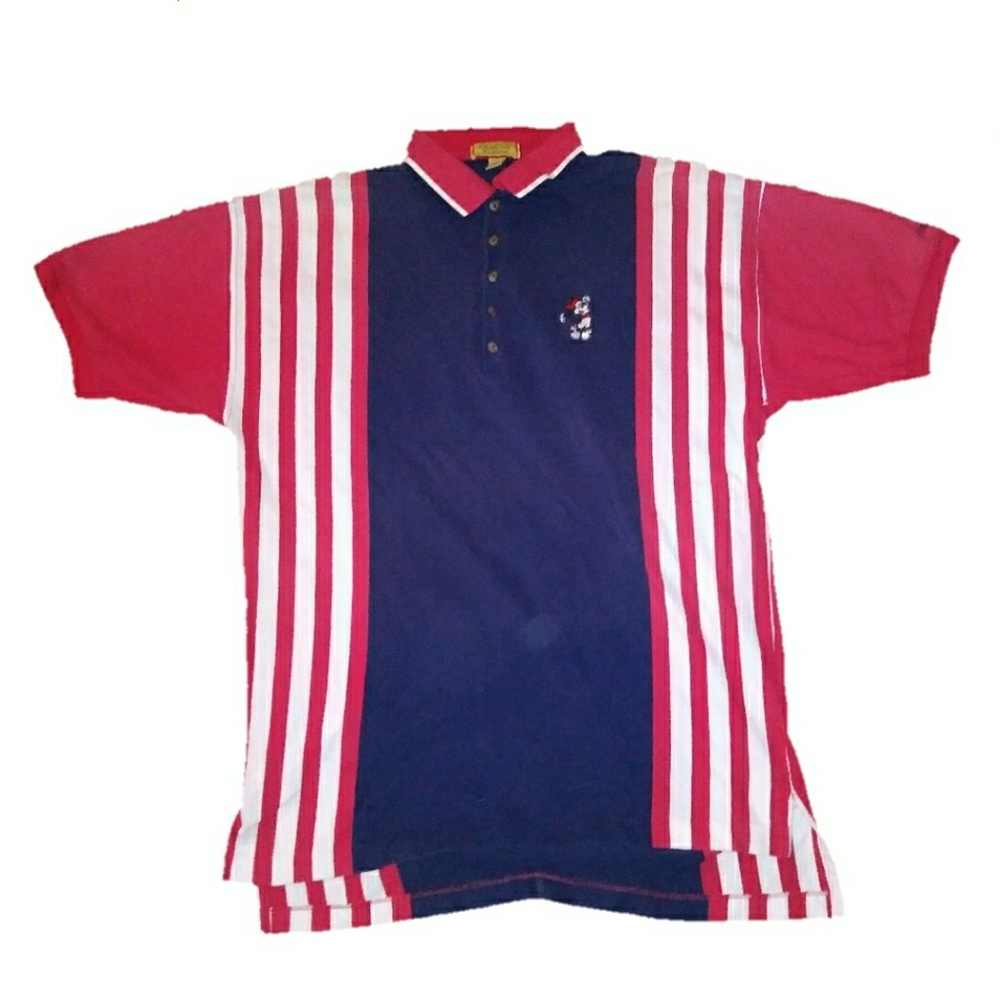Vintage Mickey Mouse Golfing Polo