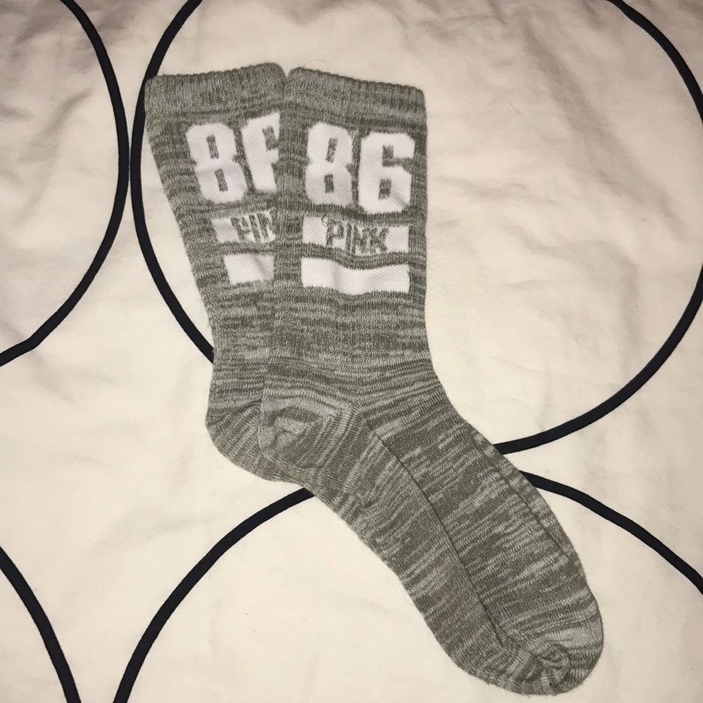 NEW Pink olive green high socks