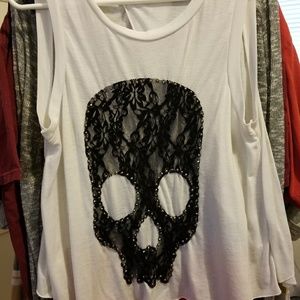 Skull tank top