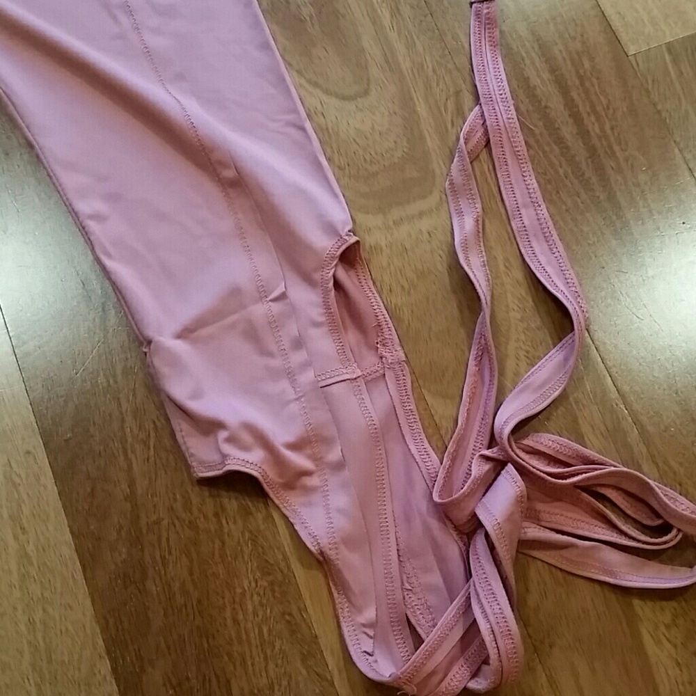 !LAST XS!Hollow Tie Skinny Leggings sport yoga - Picture 7 of 8