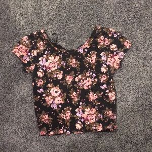 Floral crop top
