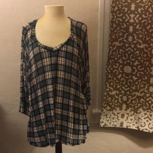 Pleione plaid shirt