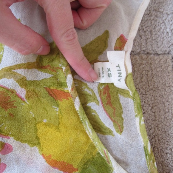 Anthropologie Citrus Floral Top by TINY - Picture 2 of 6