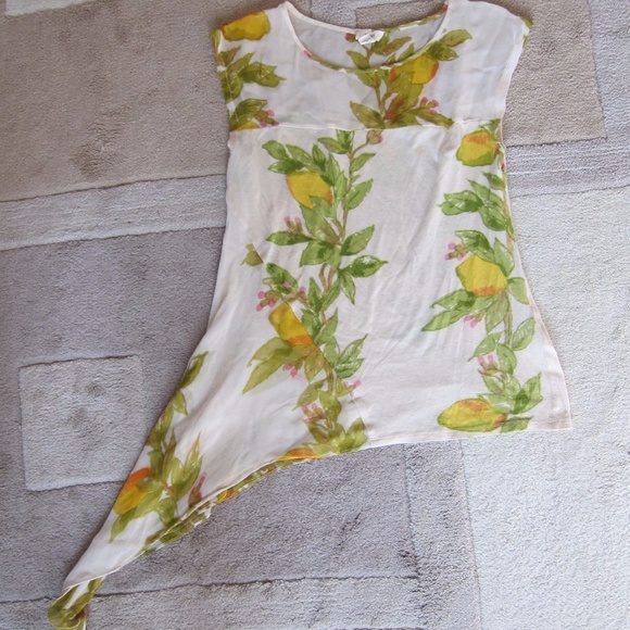 Anthropologie Citrus Floral Top by TINY - Picture 3 of 6
