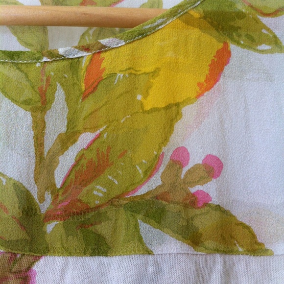 Anthropologie Citrus Floral Top by TINY - Picture 6 of 6