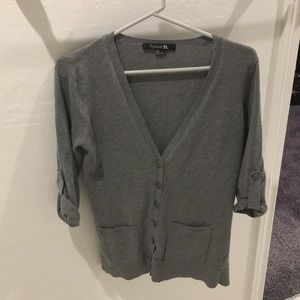 Loose fit cardigan