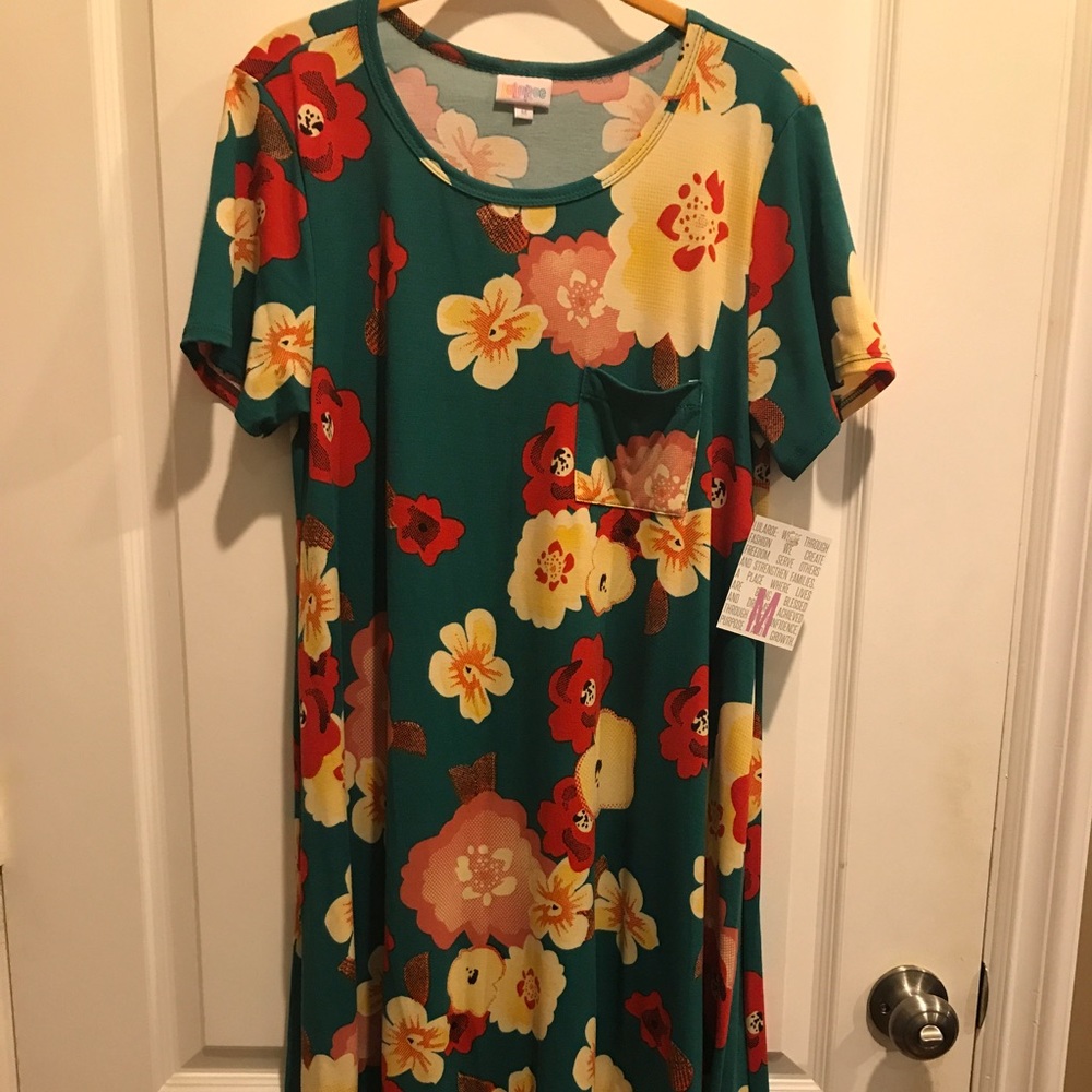 Lularoe BNWT floral Carly ***perfect 4 vacation***