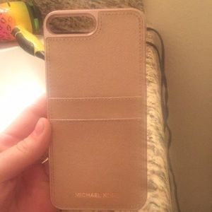 Michael Kors🌸iPhone 7 Plus Case Pink Shimmer