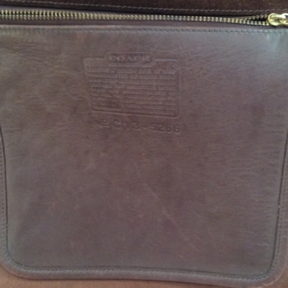 Brown COACH briefcase 💼 - Picture 3 of 6