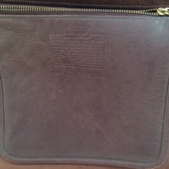 Brown COACH briefcase 💼 - Picture 3 of 6