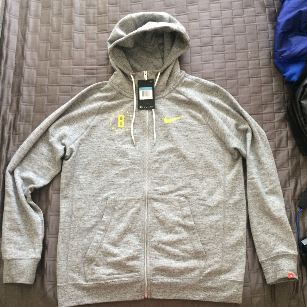 New Nike Hoodie Medium Boston Zip Up