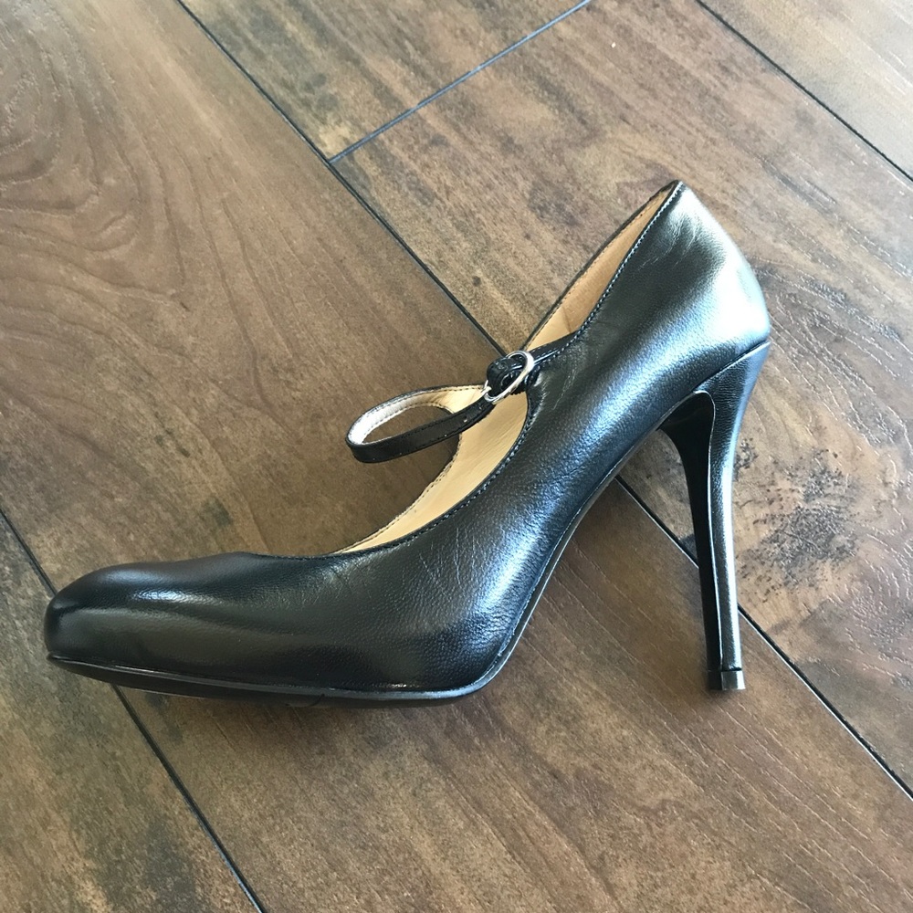 Nine West Msknoitall Leather Mary Janes Heels - Picture 3 of 6