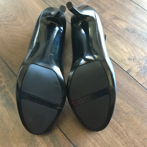 Nine West Msknoitall Leather Mary Janes Heels - Picture 6 of 6