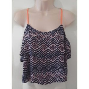 Flowy Patterned Tank Top