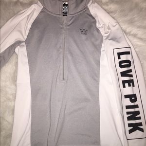 PINK half zip jacket
