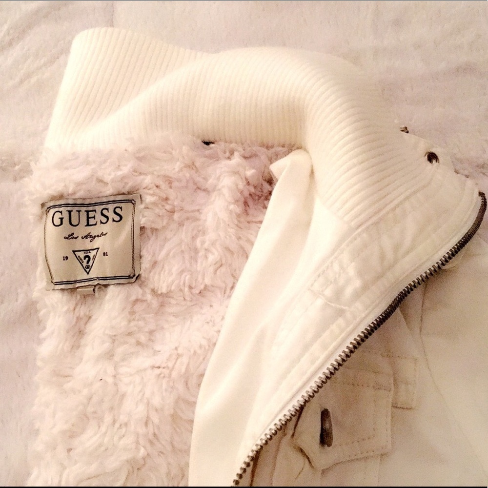 White Moto Jacket