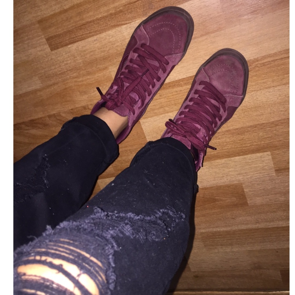 Used Burgundy Vans