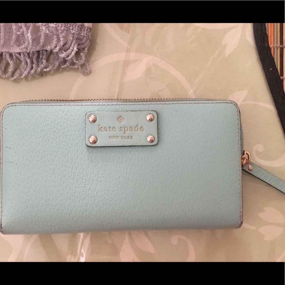 Tiffany Blue Kate Spade Wallet