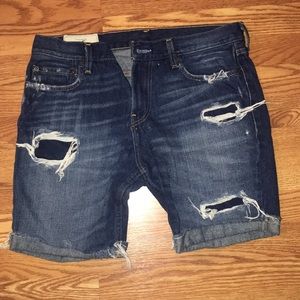 Hollister jean shorts