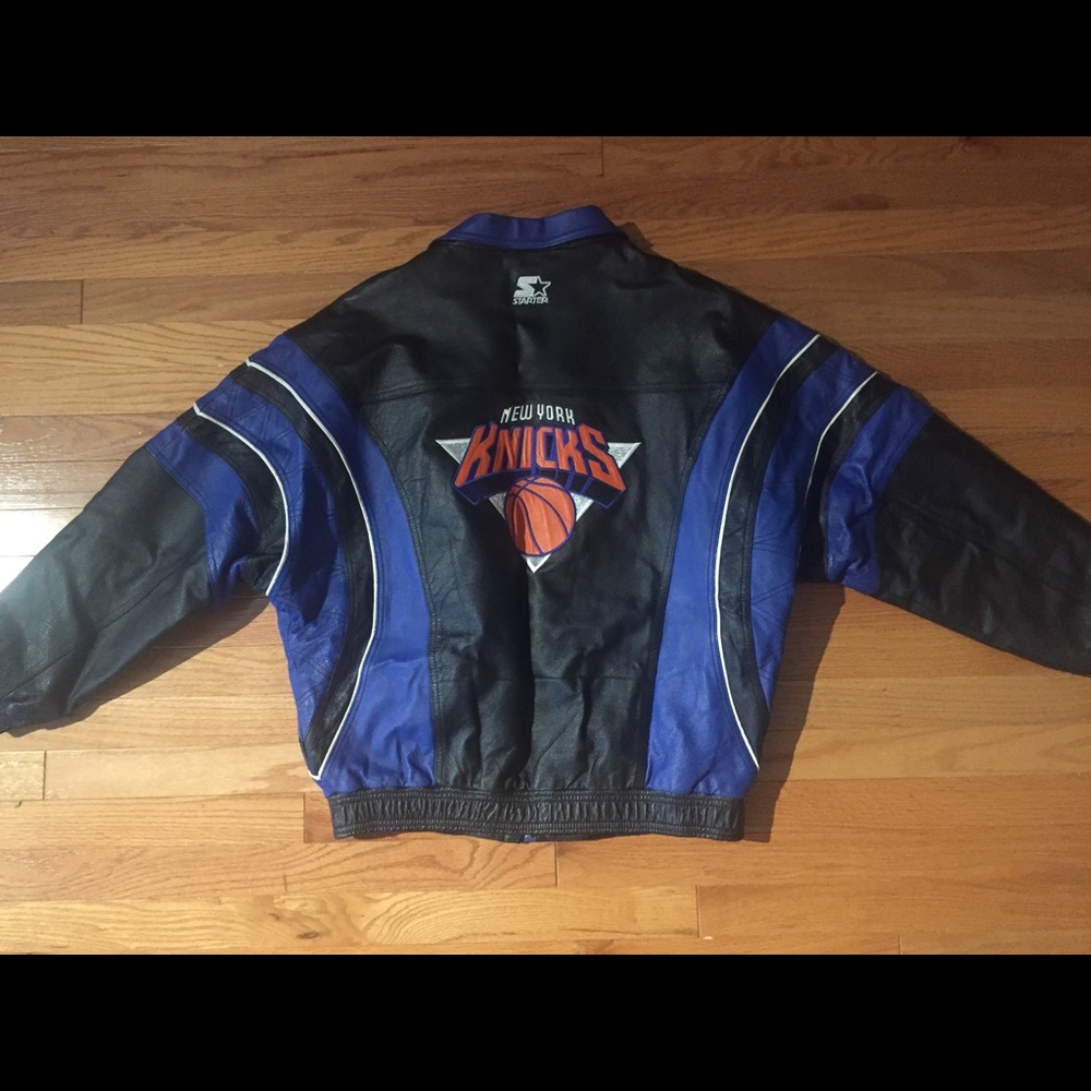 New York Knicks Leather Starter Jacket size M