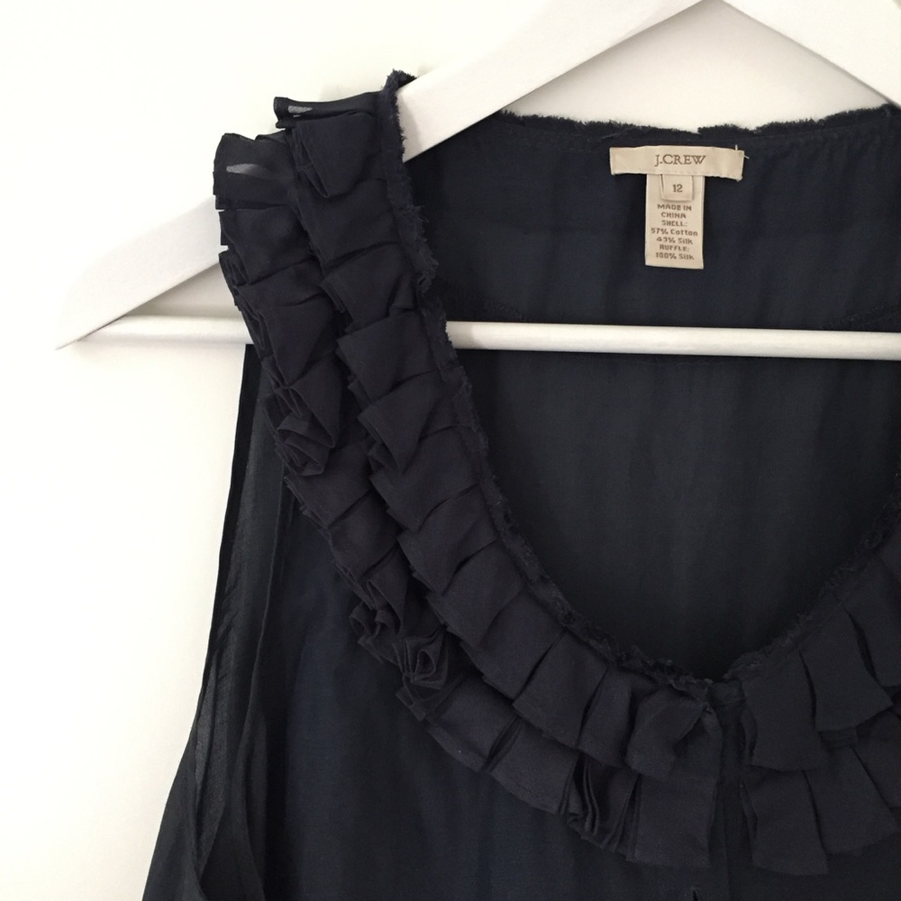 J. Crew Sleeveless Button Up