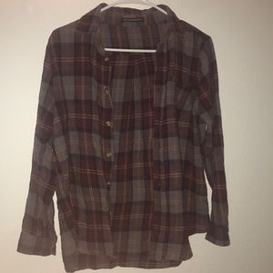 Pink and purple and grey flannel