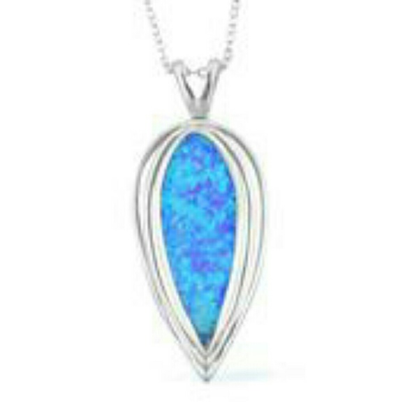 Jewelry - 🎁 GIFTED TO DEBBIE🎁OPAL PENDAN STERLING SILVER💘
