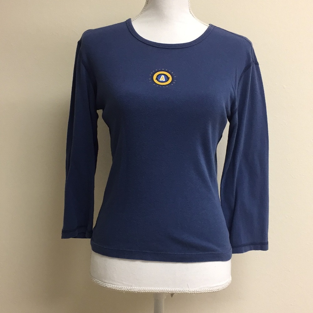 Dark blue A&F 3/4 sleeve
