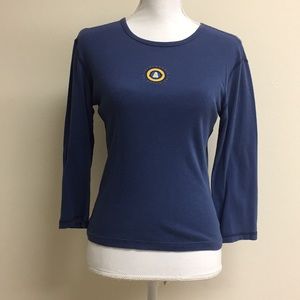 Dark blue A&F 3/4 sleeve