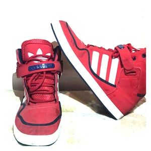Red High Top Adidas