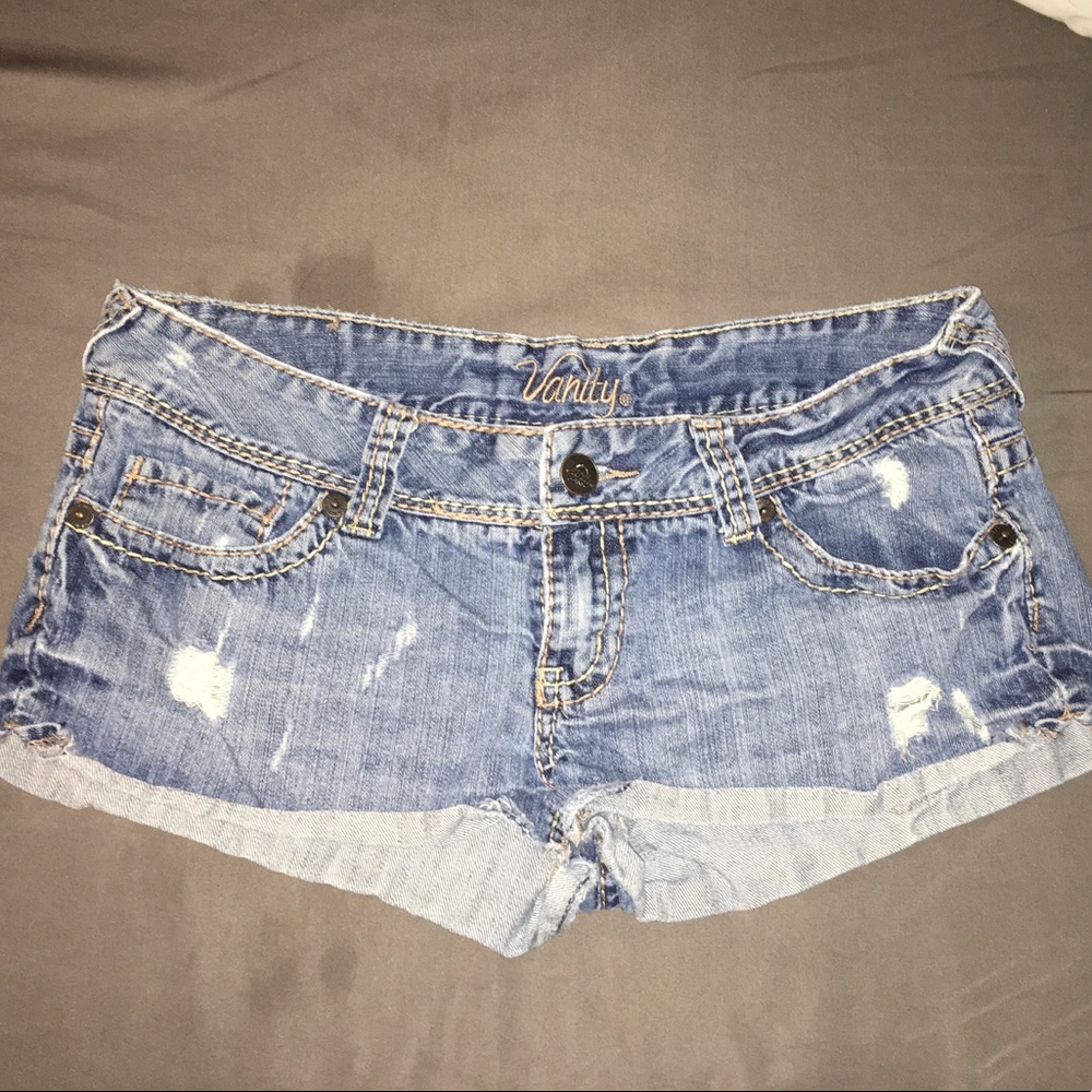 Frayed shorts