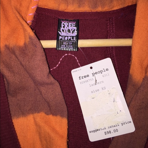 Boho💥Free People hoodie. - Picture 7 of 7