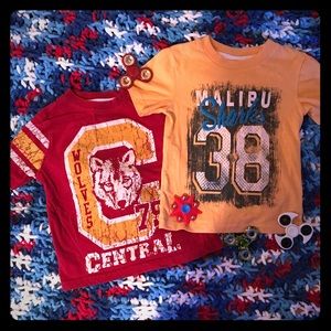 Boys t shirts great condition size4t