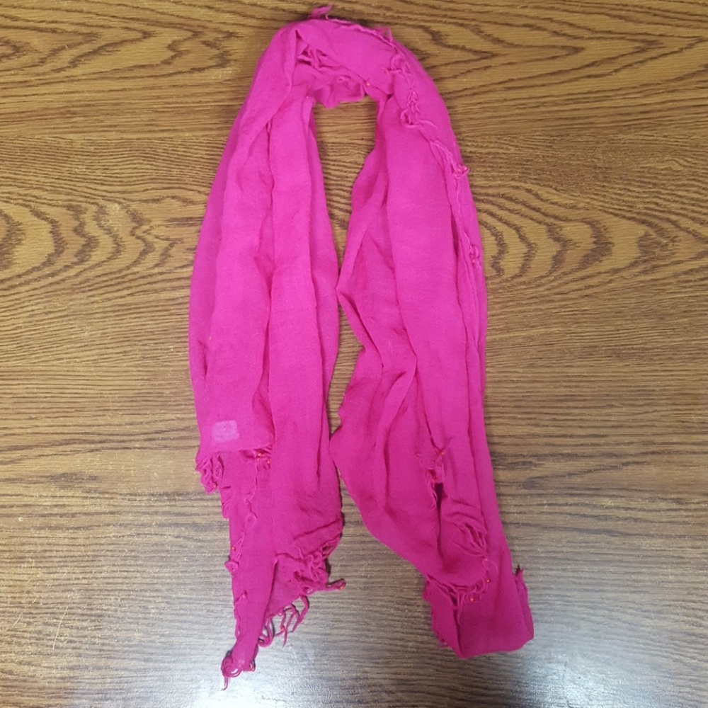 Pink scarf