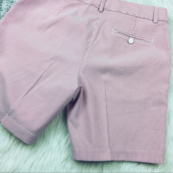 Lady Hagen seersucker pink white striped shorts - Picture 4 of 8